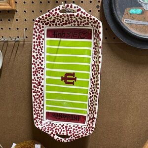 Indiana Hoosiers Football Field Serving Tray